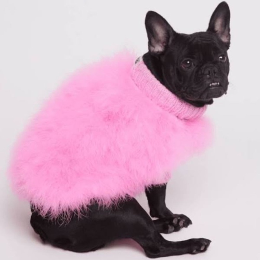 Christian Cowan Maxbone Dog Knit Feather Jumper